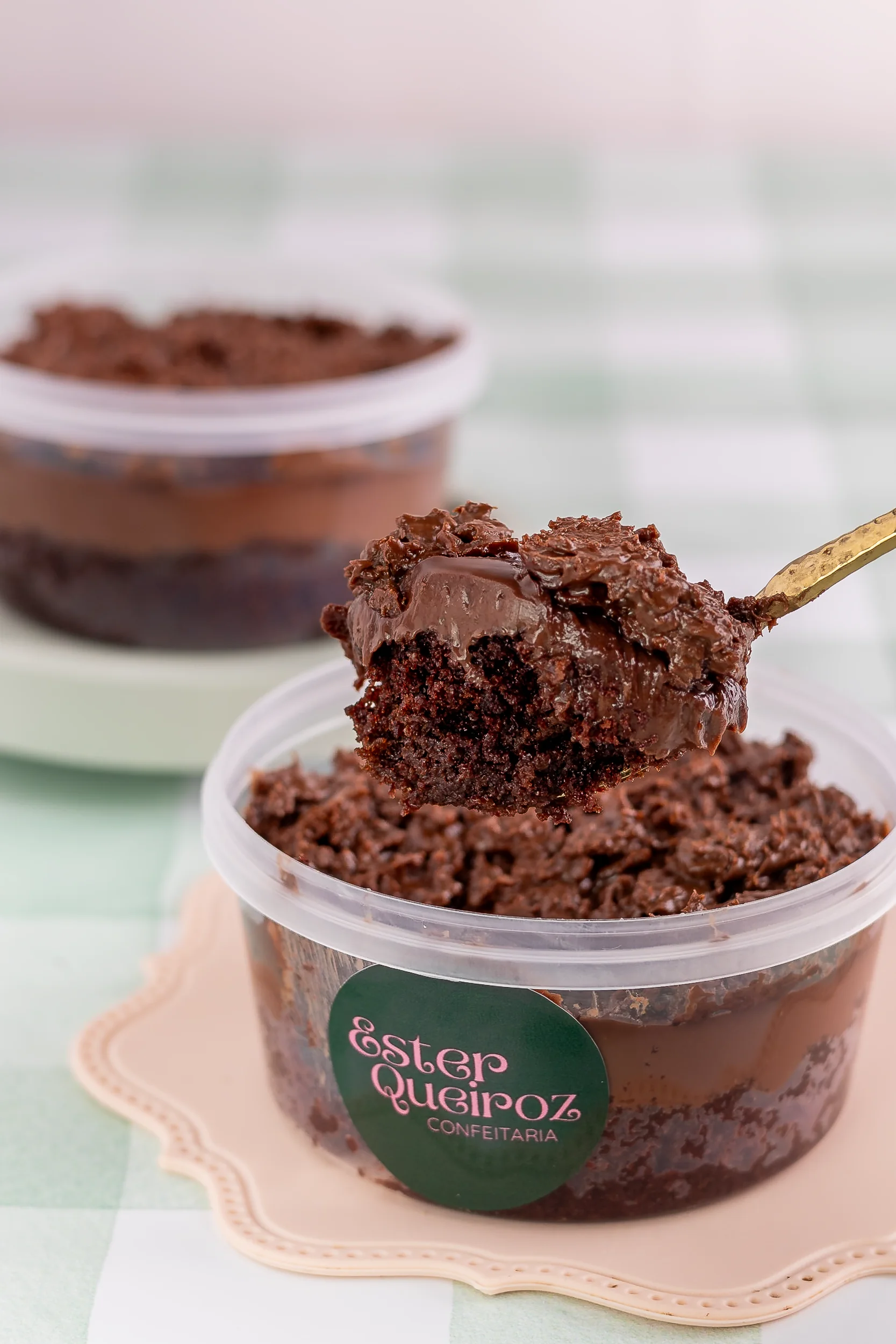 Copo de brigadeiro cremoso